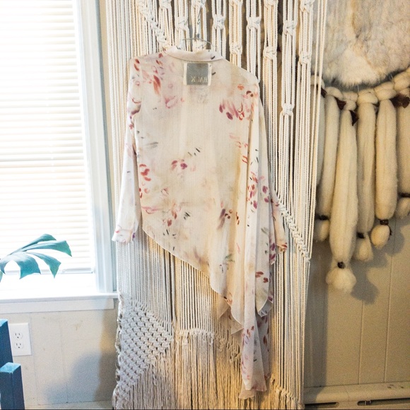 Oak NYC A-Symmetrical Bell Sleeve Blouse - Picture 3 of 5